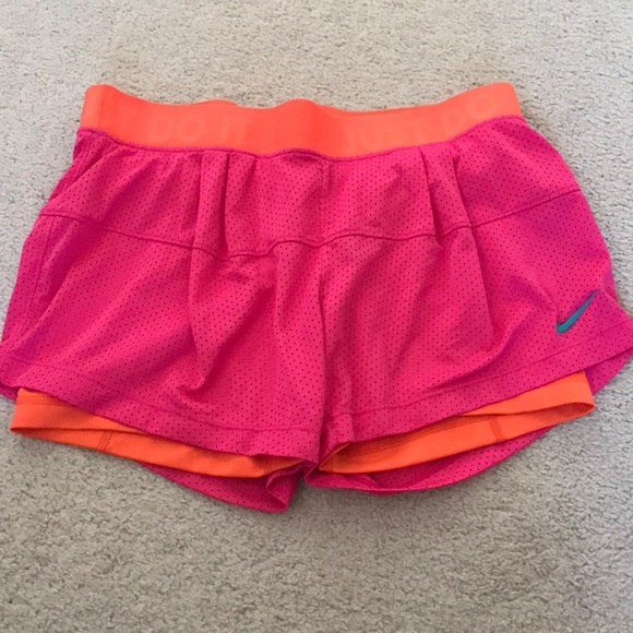 Nike | Shorts | Nike Mesh Shorts With Attached Spandex | Poshmark
